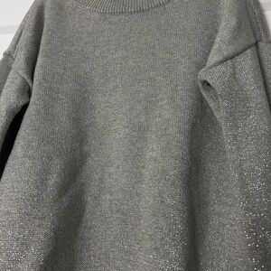 Gray Sparkle Sweater